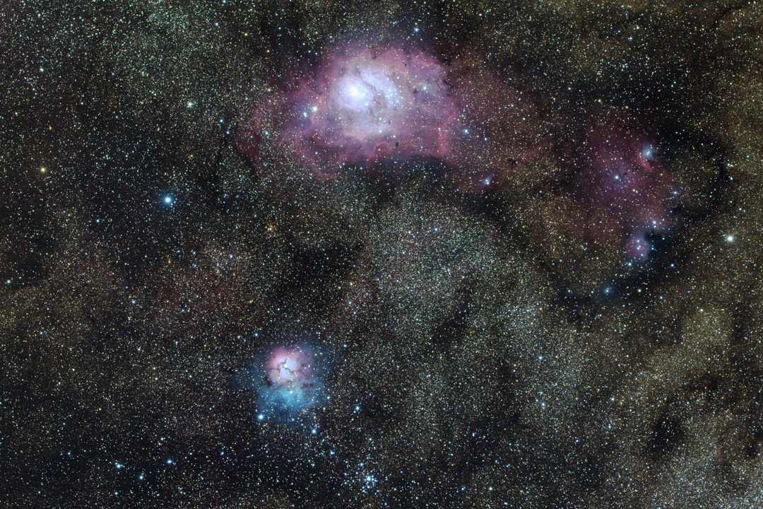 M20 - Trifid Nebula Region